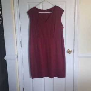 Burgundy Dress